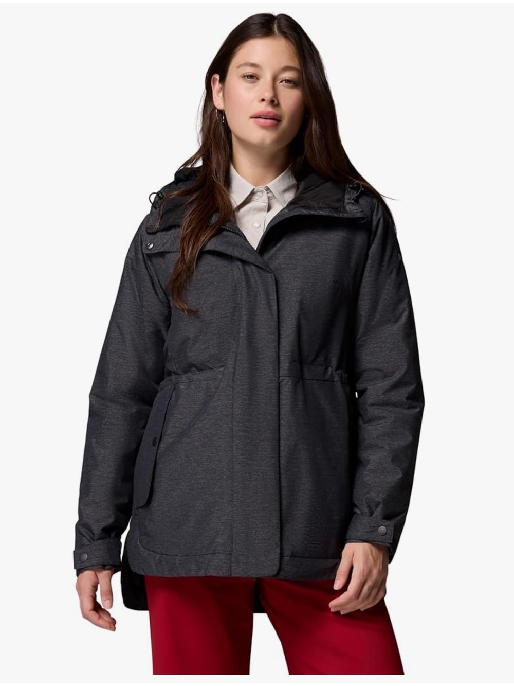 WL1706 COLUMBIA WOMEN'S LILLIAN RIDGE INSULATED JACKET WOMEN XXL BLACK
